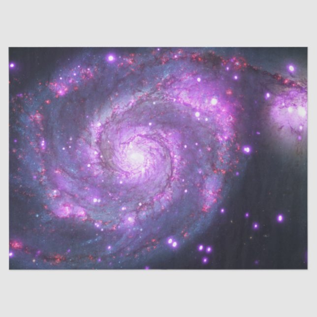 Papel De Seda Galaxia con remolinos (Anverso)
