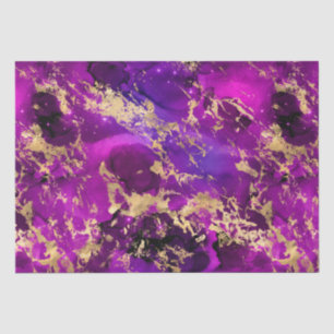 Papel De Seda Galaxia de mármol rosa y dorado impresionante