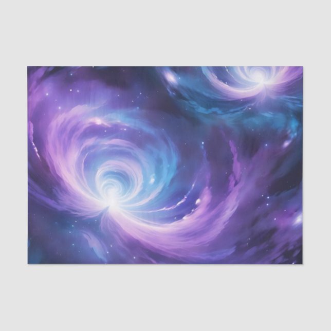 Papel De Seda Galaxia de Sueño Cósmico (Anverso)
