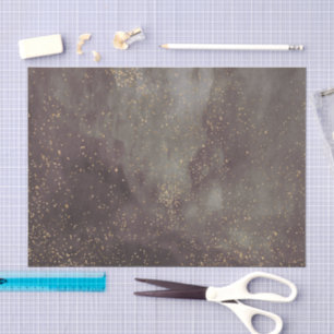 Papel De Seda galaxia gris ciruela de estrellas pergamino