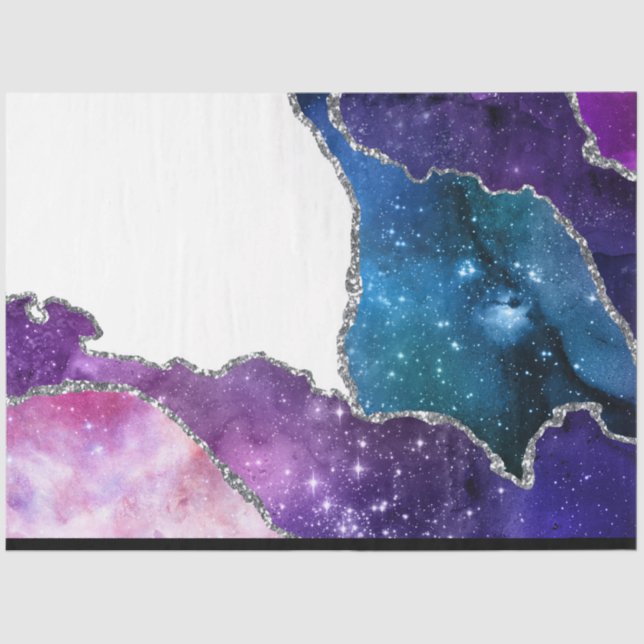 Papel De Seda Galaxy Agate Series Design 19 Tejido (Anverso)
