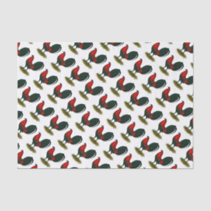 Papel De Seda Gallero Americano: Pardo Rojo
