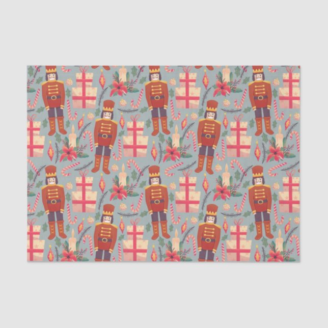 Papel De Seda Galletas anticuadas y regalos de Navidad (Anverso)