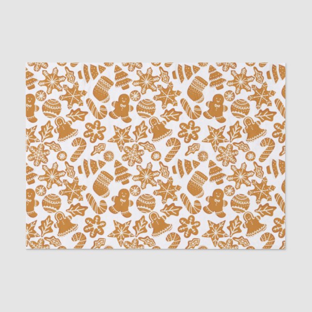 Papel De Seda Galletas De Azúcar De Navidad (Anverso)