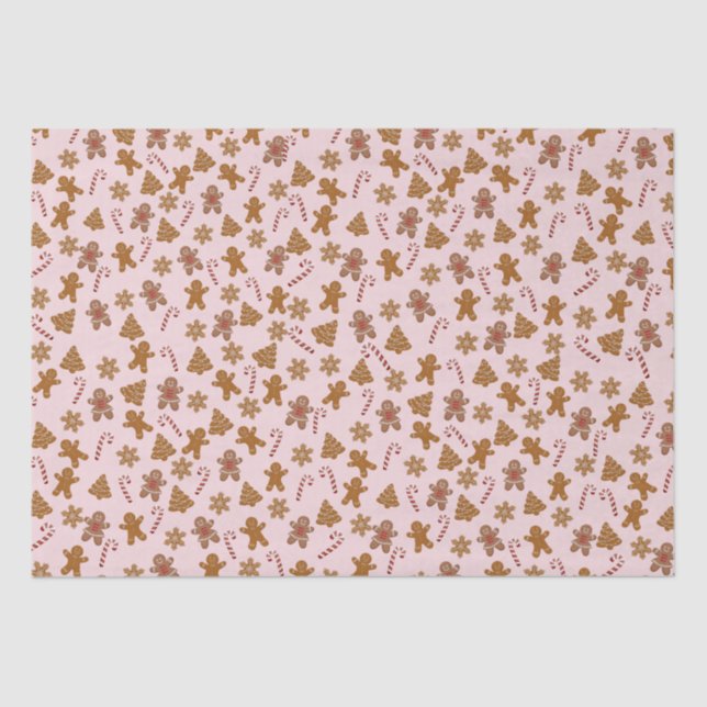 Papel De Seda Galletas de pan de jengibre y canas de canto (Anverso)