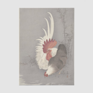 Papel De Seda Gallo y Pollo de Ohara Koson