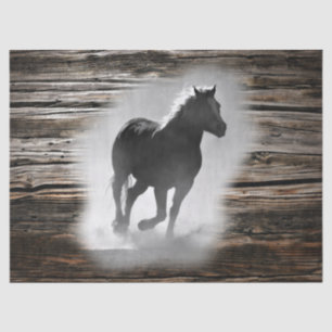 Papel De Seda Gallopaje de caballos salvajes