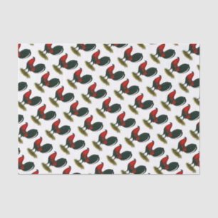 Papel De Seda Gamecock americano: Rojo marrón