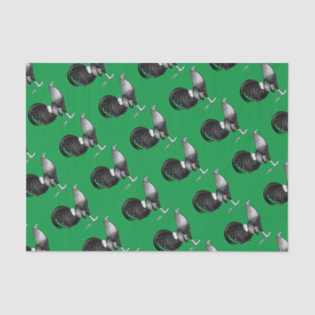 Papel De Seda Gamecock Red Hatch (Anverso)