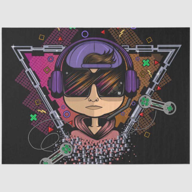 Papel De Seda Gamer Boy (Anverso)