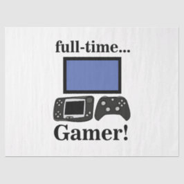 Papel De Seda Gaming Gamer Funny Birthday