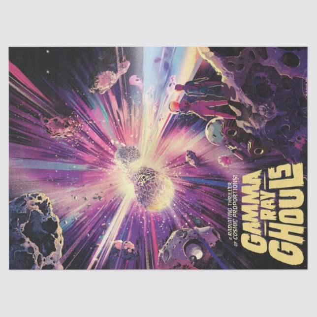 Papel De Seda Gamma Ray Burst Pulsars Kilonova Colisión cósmica (Anverso)