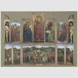 Papel De Seda Gante Altarpiece, Hermanos Van Eyck