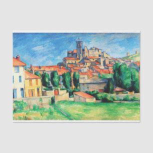 Papel De Seda Gardanne (Vista horizontal) de Paul Cezanne