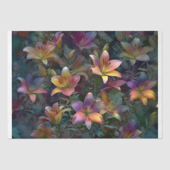 Papel De Seda Garden Lilies (Anverso)