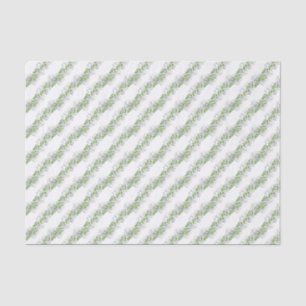 Papel De Seda Garland verde acuarela