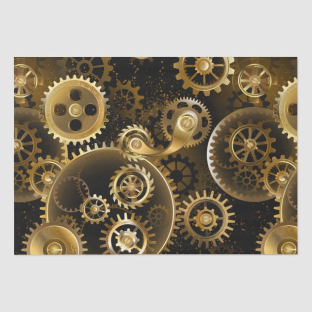 Papel De Seda Gases de bronce de vapor sin soldadura (Anverso)