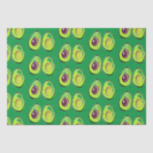 Papel De Seda Gastronomía vegetal aguacate verde vegetal