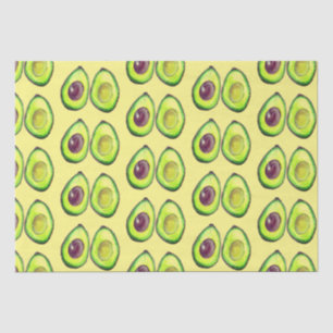 Papel De Seda Gastronomía vegetal aguacate verde vegetal