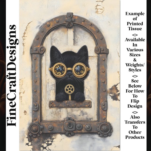 Papel De Seda Gatito negro buscando a través de la desconexión A (Subido por el creador)