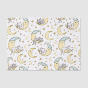 Papel De Seda Gatito Soñoliento