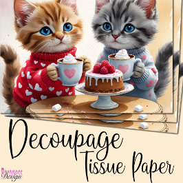 Papel De Seda Gatitos adorables y lindos cacao caliente pastel c