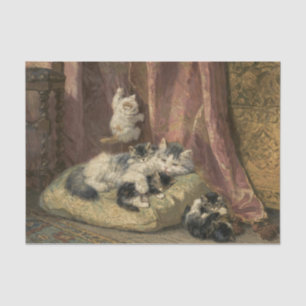 Papel De Seda Gatitos en juego por Henriette Ronner-Knip