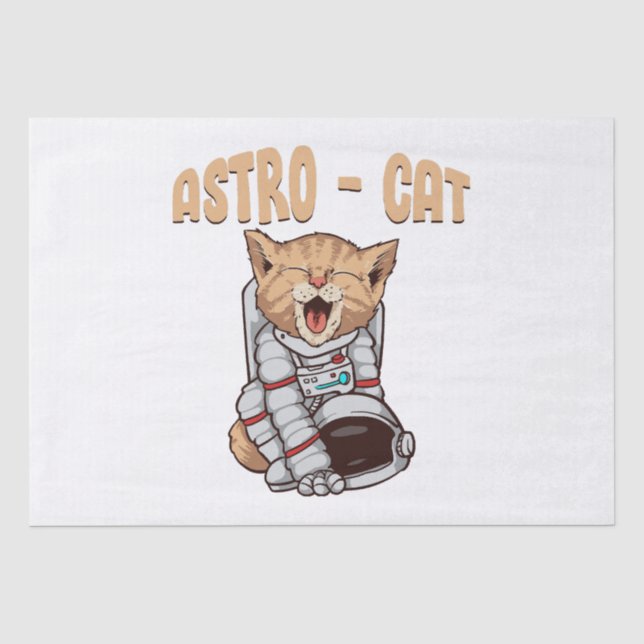 Papel De Seda Gato Astro (Anverso)