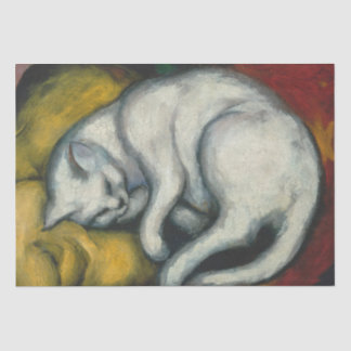 Papel De Seda Gato blanco