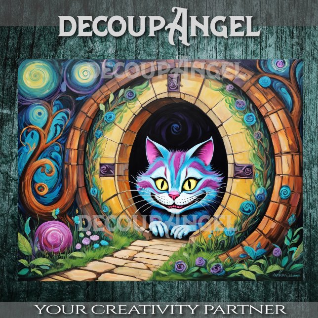Papel De Seda Gato de Cheshire #1 - Desacuerdo- (Subido por el creador)