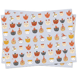 Papel De Seda Gato de Fiesta cutáneo