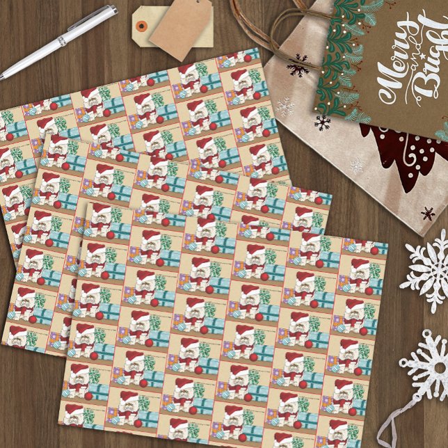 Papel De Seda Gato de Navidades persas (Subido por el creador)