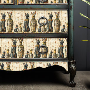 Papel De Seda Gato del gato del bastet del vintage egipcio Jerog