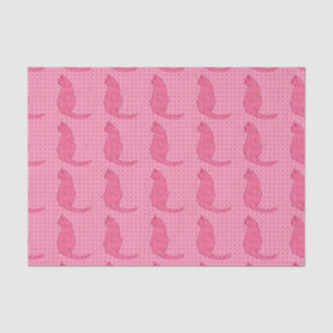 Papel De Seda Gato japonés - Batik rosa de fucsia