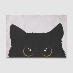 Papel De Seda Gato negro