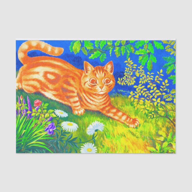 Papel De Seda Gato nocturno (Anverso)