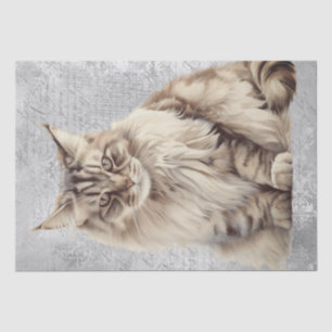 Papel De Seda Gato siberiano