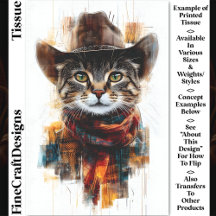 Gato Vaquero del Oeste Salvaje, Sombrero y Bufanda