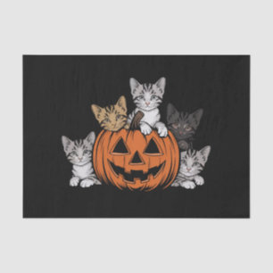 Papel De Seda Gato Vintage Años 90 Halloween Retro Temporada Esp