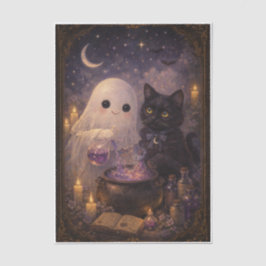 Papel De Seda Gato y Amigo