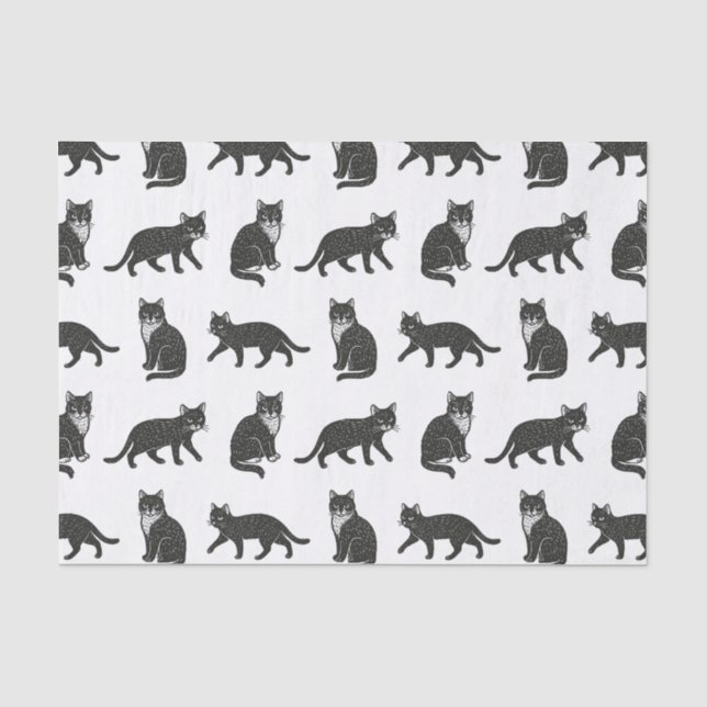 Papel De Seda Gatos (Anverso)