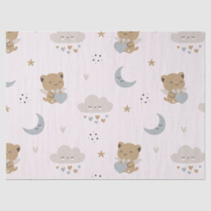 Papel De Seda Gatos ángeles Kawaii y nubes (2)
