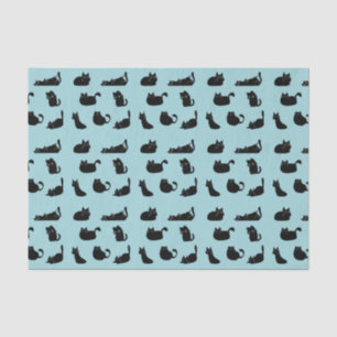 Papel De Seda Gatos negros divertidos