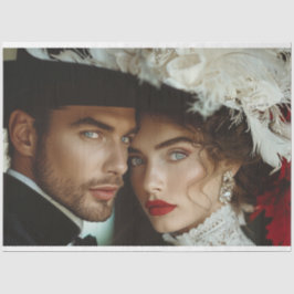 Papel De Seda Gatsby Gala Lady y Gent Decoupage