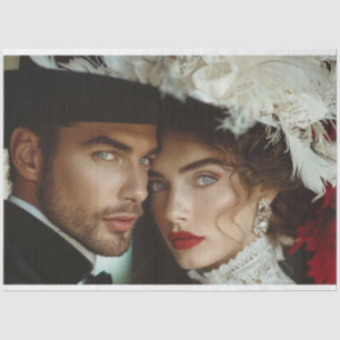 Papel De Seda Gatsby Gala Lady y Gent Decoupage