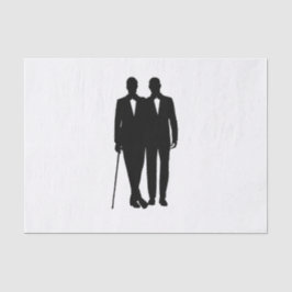 Papel De Seda Gay Boda Grooms