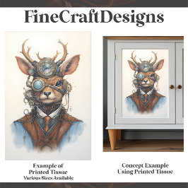 Papel De Seda Gears Goggles Vest D8 Decoupage