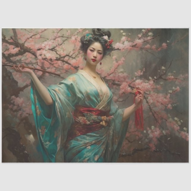 Papel De Seda Geisha Chica (Anverso)