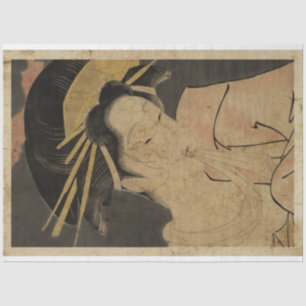 Papel De Seda Geisha Mujeres Japonesas Estilo Ukiyo Arte No8