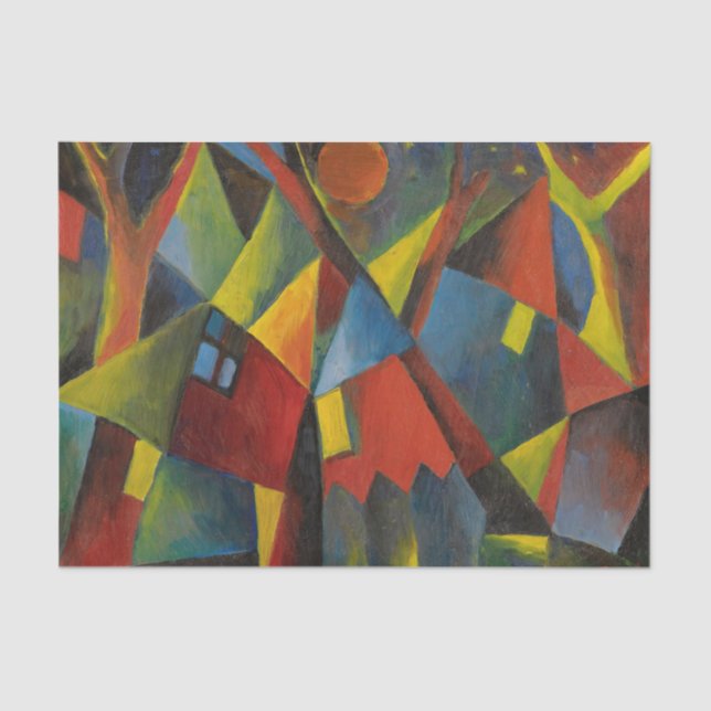 Papel De Seda Gelbroter Mond Uber Sturzenden por Arnold Topp (Anverso)